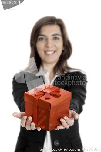 Image of Holding a gift