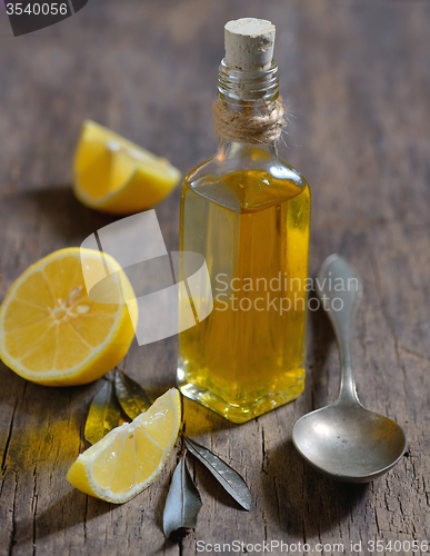 Image of  Liver Detox with olive oil and  lemon fruits