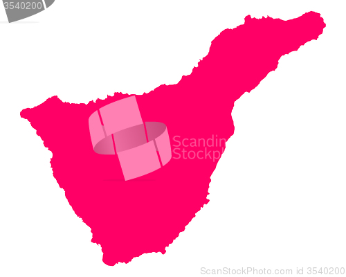 Image of Map of Tenerife