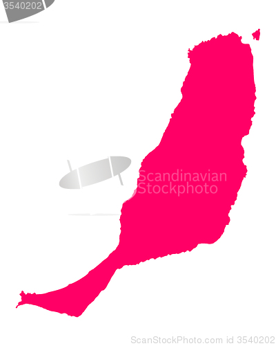Image of Map of Fuerteventura
