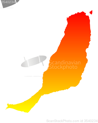 Image of Map of Fuerteventura