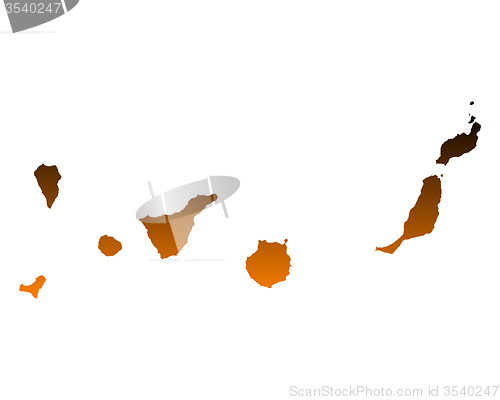 Image of Map of Canary Islands