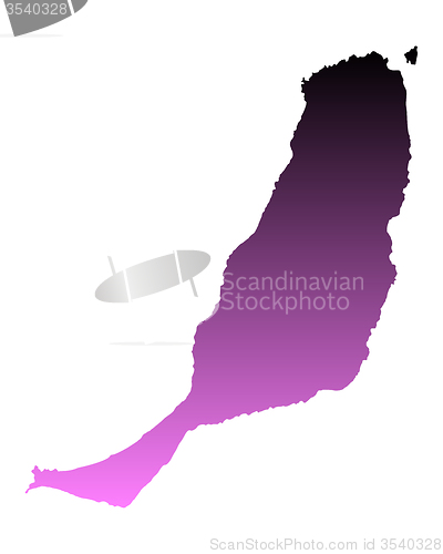 Image of Map of Fuerteventura