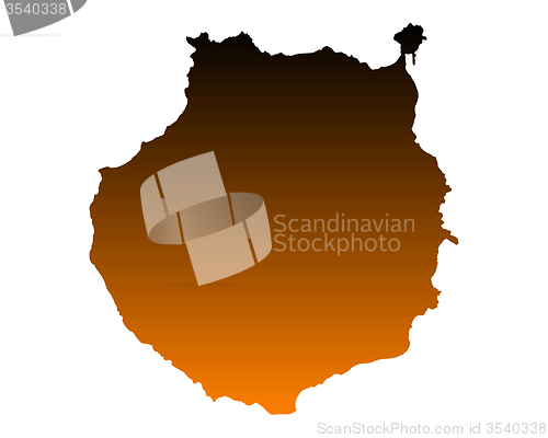 Image of Map of Gran Canaria