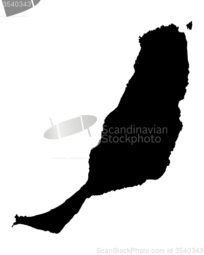 Image of Map of Fuerteventura