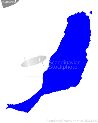 Image of Map of Fuerteventura