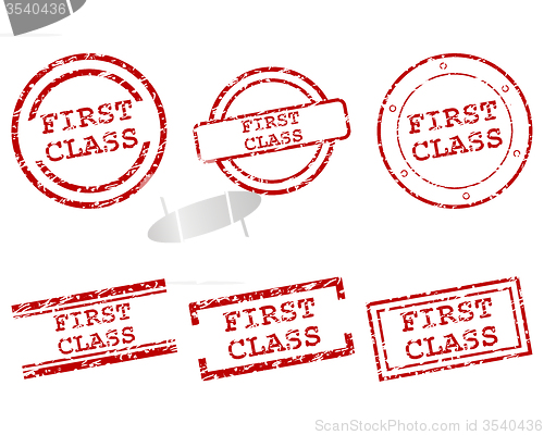 Image of First class stamps