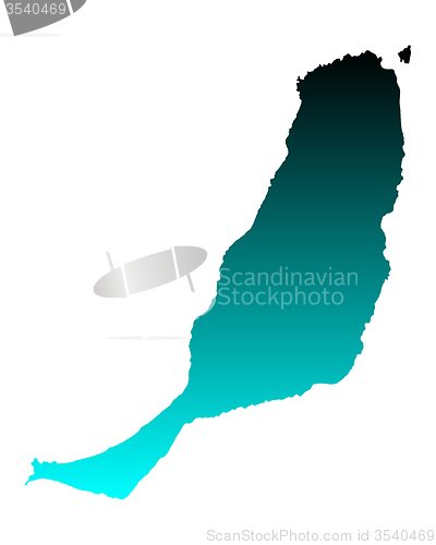 Image of Map of Fuerteventura