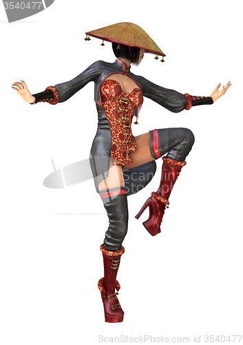 Image of Asian Battle Woman