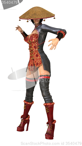 Image of Asian Battle Woman
