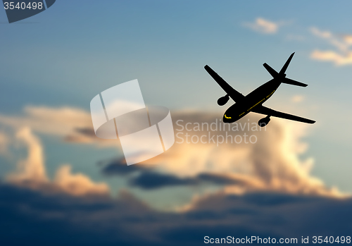Image of Plane in Sky