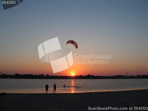 Image of Sunset at Amager Beach