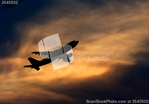 Image of Plane in Sky