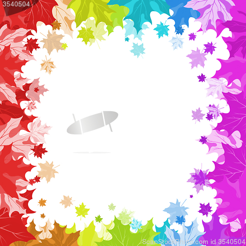 Image of Rainbow Maple Leaves