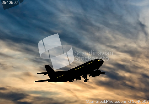 Image of Plane in Sky