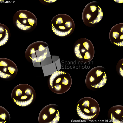 Image of Halloween Seamless Pattern