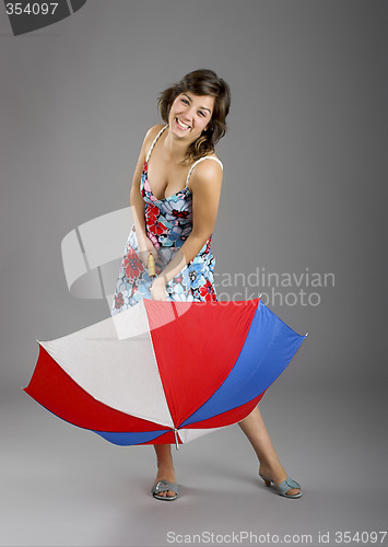 Image of Umbrella Woman