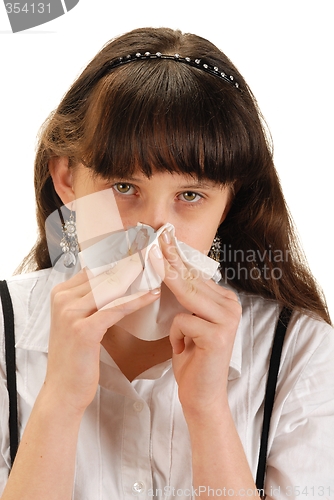 Image of Girl with Handkerchief