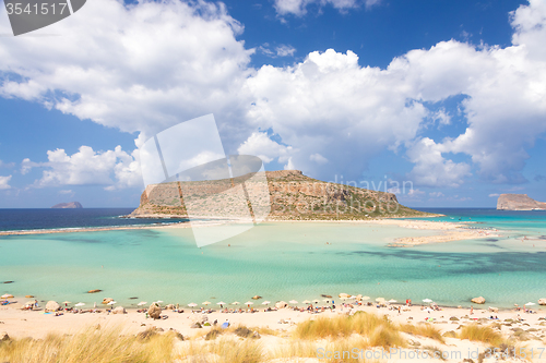 Image of Balos beach at Crete island in Greece