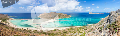 Image of Balos beach at Crete island in Greece