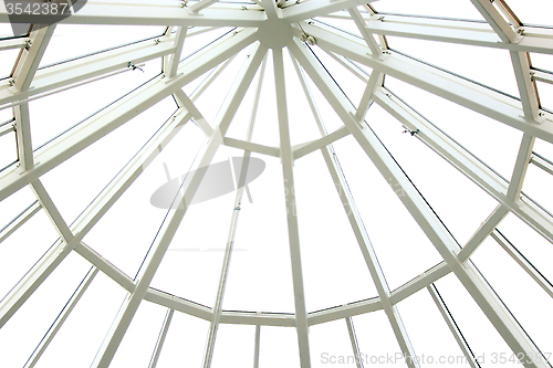Image of modern house-top in supermarket