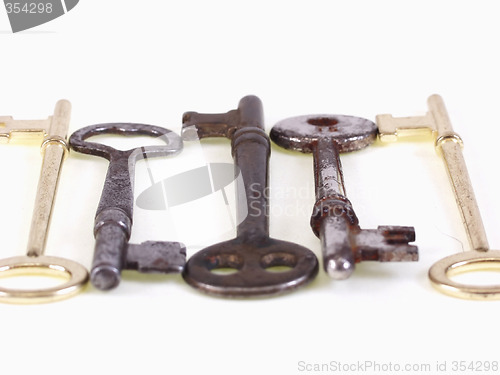 Image of Old Keys, angled