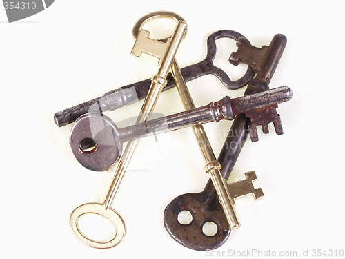 Image of Pile of Old Keys
