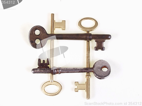 Image of Old Keys in a square