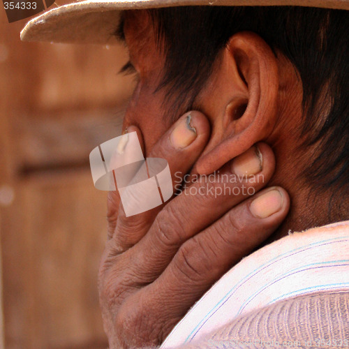 Image of Farmer in the Andes of Peru