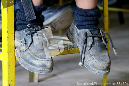 Image of Shoes Of Child In Peru