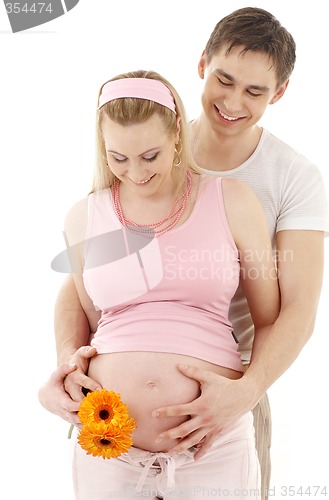 Image of couple waiting for baby
