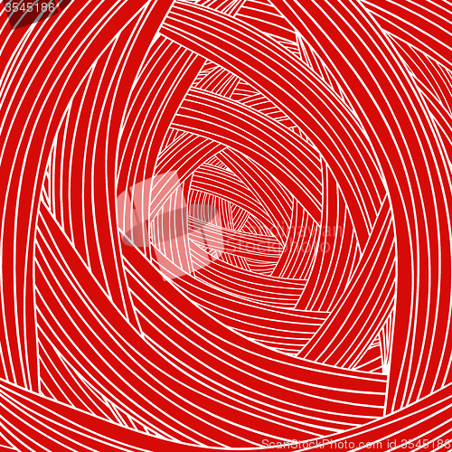 Image of Abstract Red Wave Background