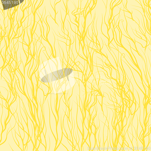 Image of Trees on Yellow Background