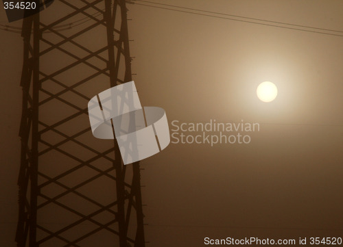 Image of Stream Mast With Fog