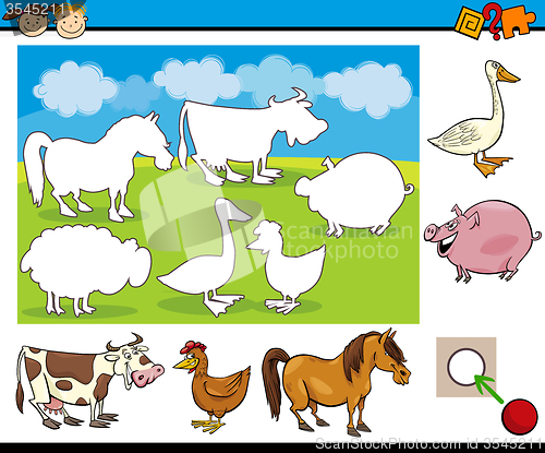 Image of kindergarten task for preschoolers