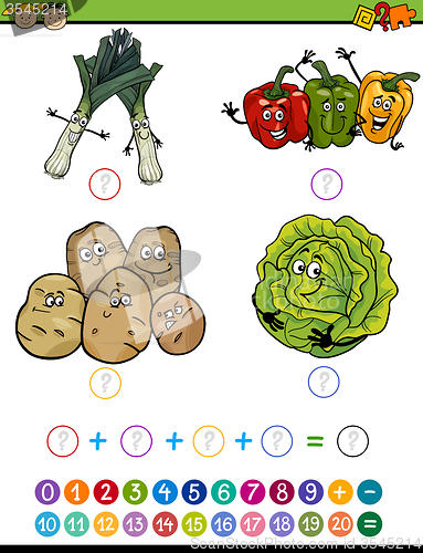 Image of mathematical task cartoon