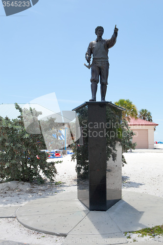 Image of Clearwater Beach Florida Statue