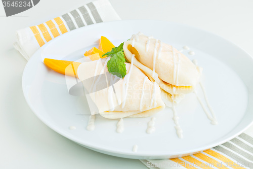 Image of Mango Sticky Rice Crepes