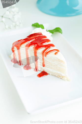 Image of Strawberry Crepe Cake