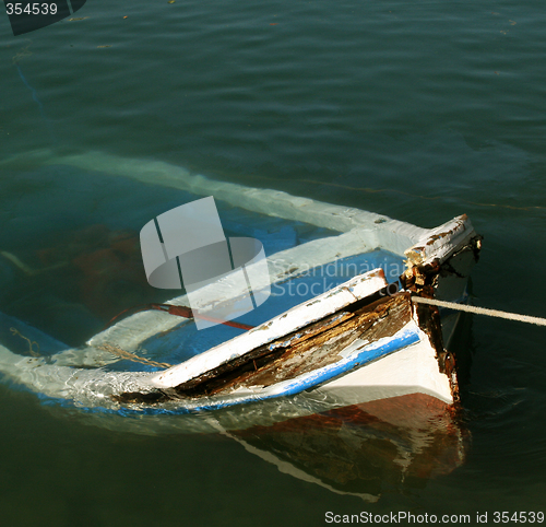 Image of Sunken Boat