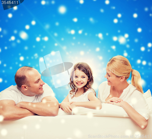 Image of happy family at home