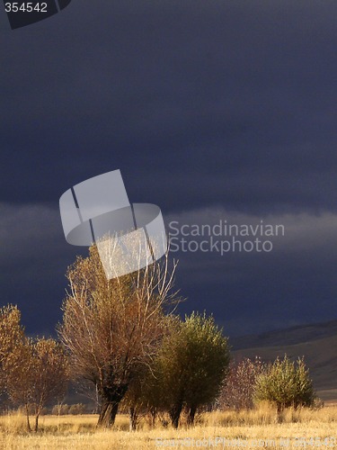 Image of thunderstorm and sun