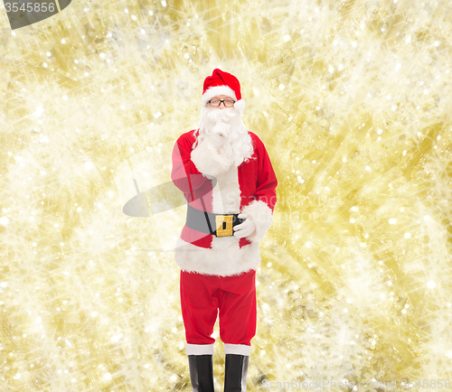 Image of man in costume of santa claus