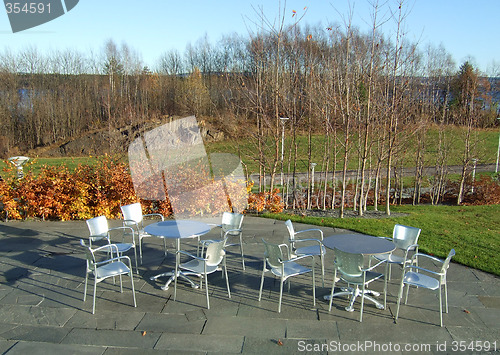 Image of Outdoor cafeteria