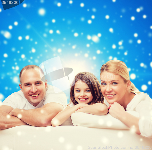 Image of happy family at home