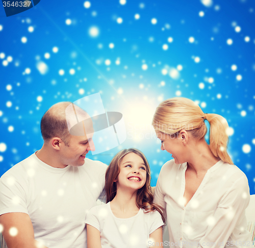Image of happy family at home