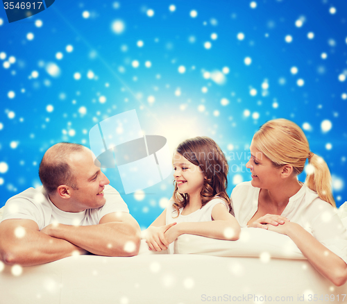 Image of happy family at home