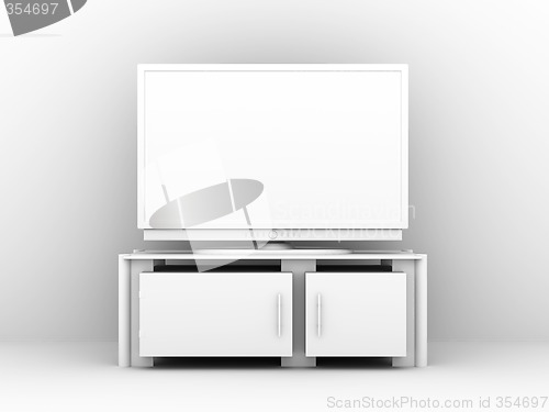 Image of White Plasma TV