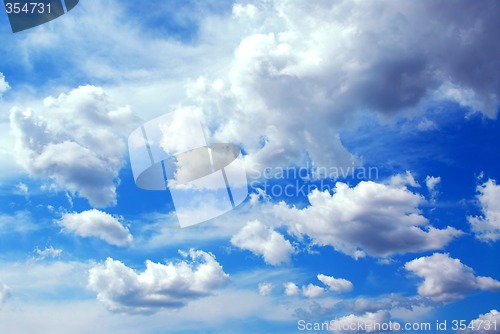 Image of Cloudy sky background