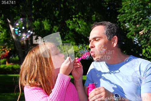 Image of Family summer bubbles